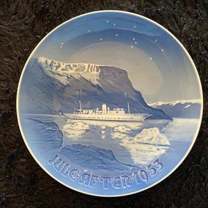 1953 Bing & Grondahl B & G Jule After Christmas Platte Collectible